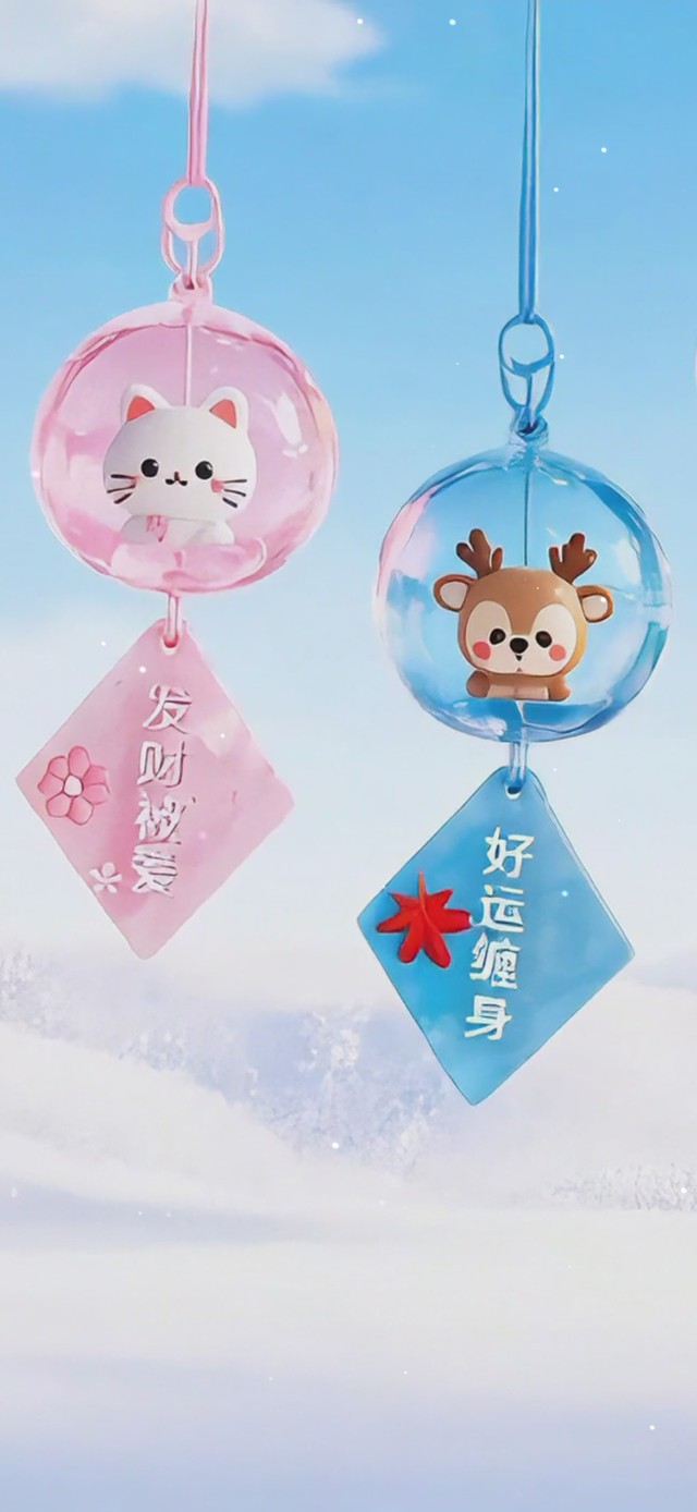 可爱祝福风铃