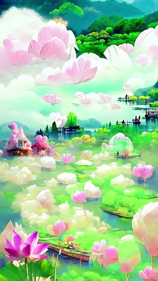 这背景太美了