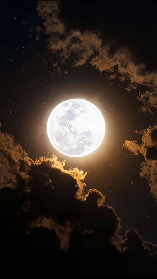 4K治愈星河月光