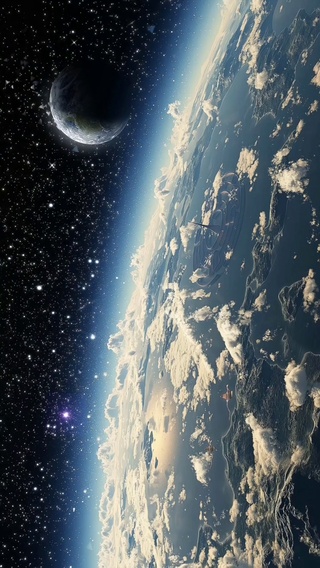 云层星空