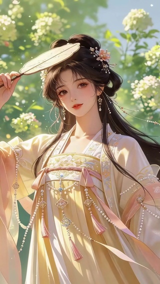 俏皮古装少女