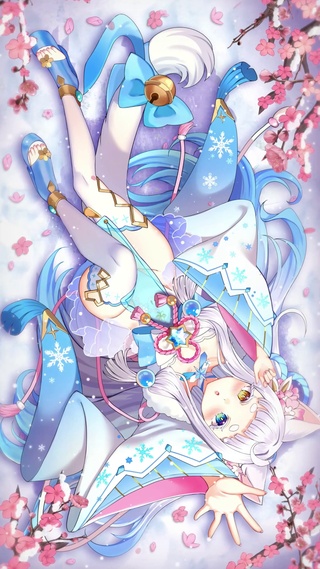 白毛猫娘
