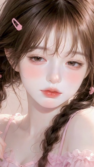 柔光里的粉色浪漫
