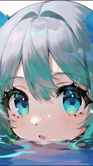 4K可爱的落水狐