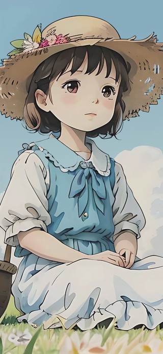 休息中的女孩
