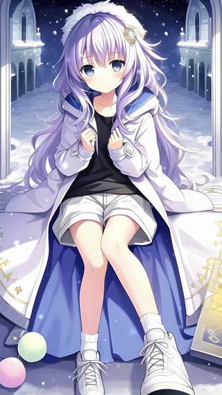 穿大衣的女孩