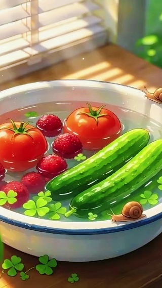 夏日窗边的清爽食光
