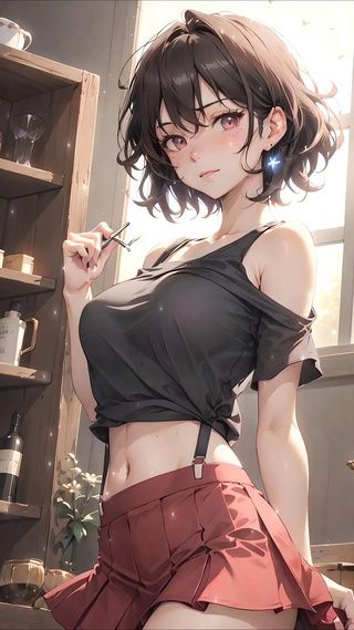 4k 短发高冷女神