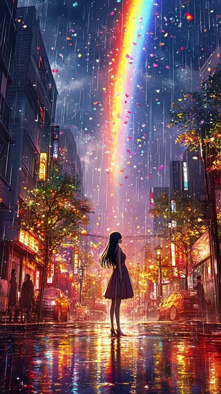 蝴蝶彩虹