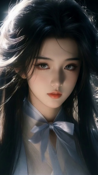 写实古风唯美少女