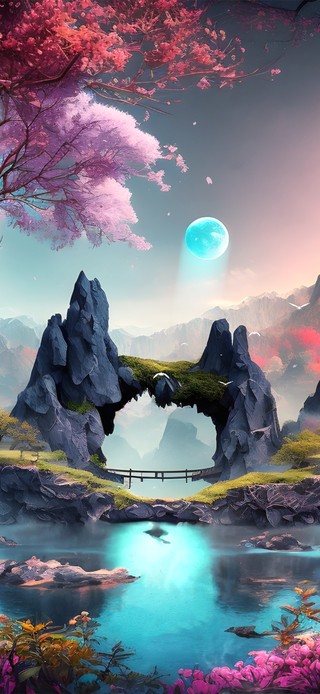 唯美画中仙境