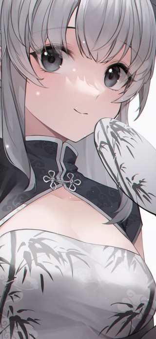 4K熊猫少女旗袍