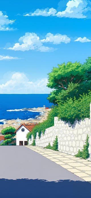 海边乡村小路