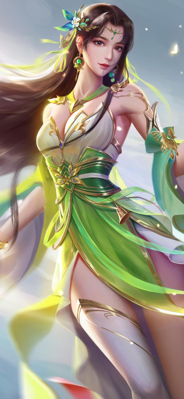 4K唯美治愈青衣女神