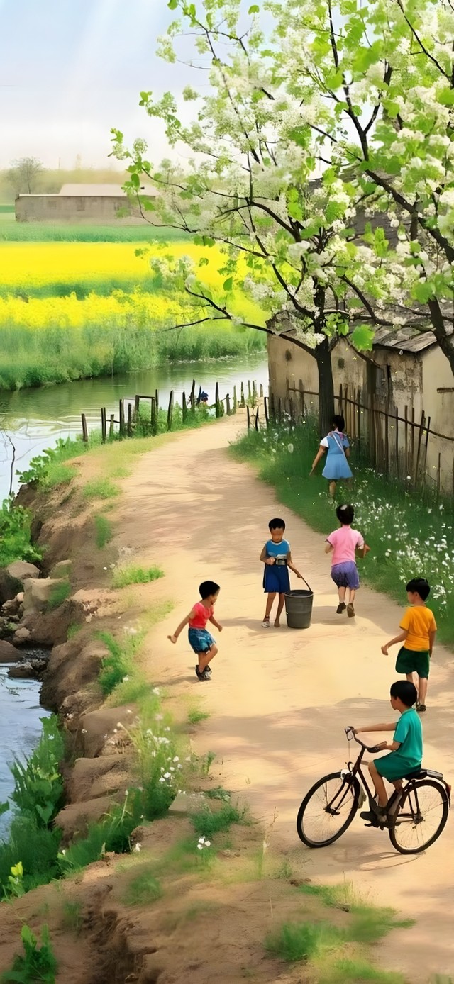 梦回儿时记忆中的乡村春天