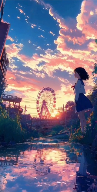 摩天轮下的等待