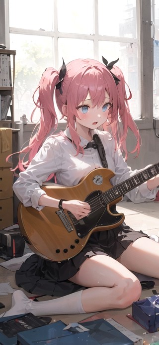 房间吉他少女-2