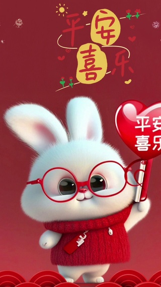 平安喜乐兔宝宝