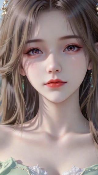 清新治愈二次元美少女