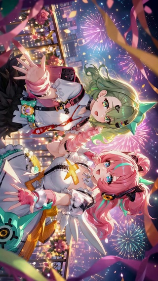烟花夜景-千夏.爱芮
