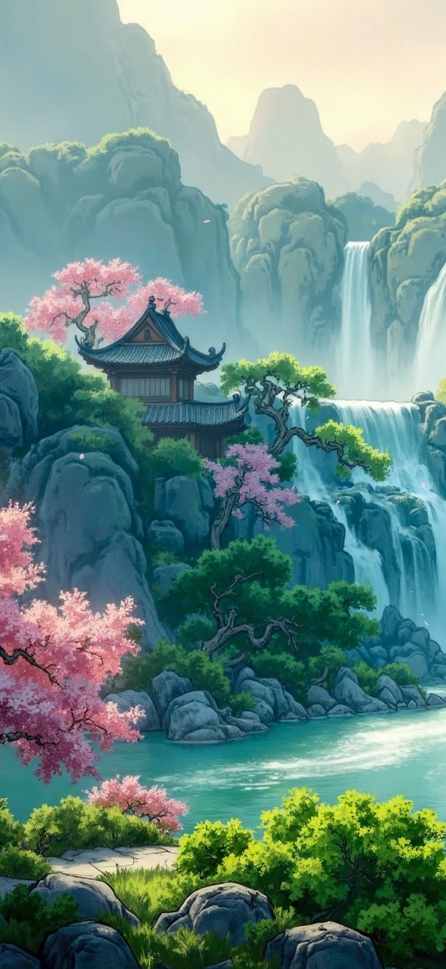 古风桃花仙境