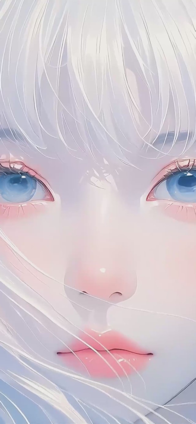 白发元气纯欲流泪少女