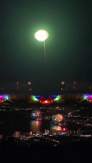 绚烂夜空
