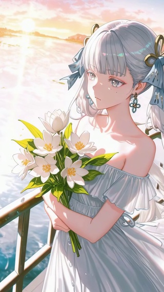 落日里的花漾少女-今汐