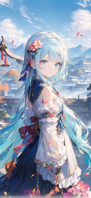 AI-古镇少女
