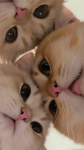 三只可爱小猫咪