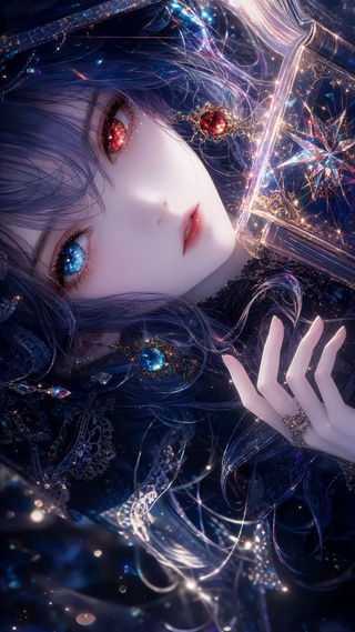 异色瞳少女