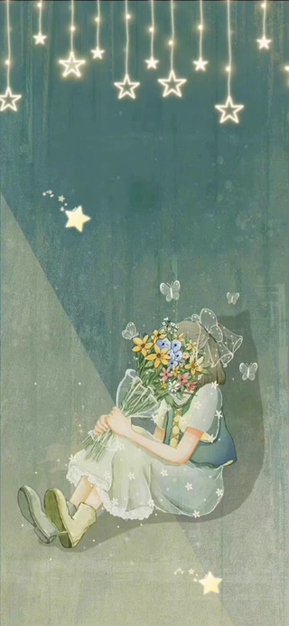 情侣壁纸♥我携花海去寻你（女）
