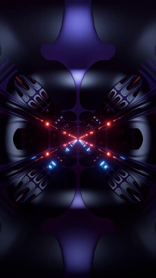 无限隧道系列-机械-紫色