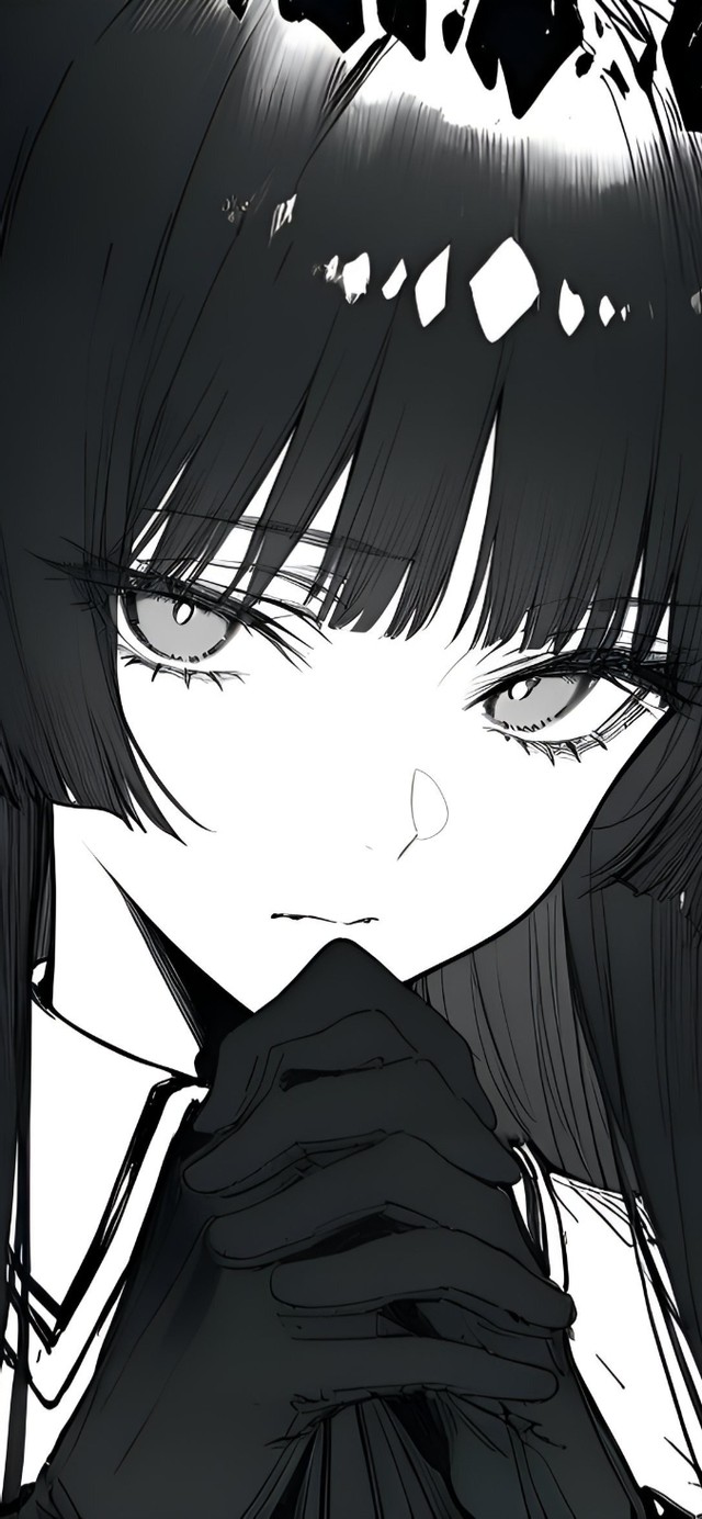 黑白冷漠少女-塑心