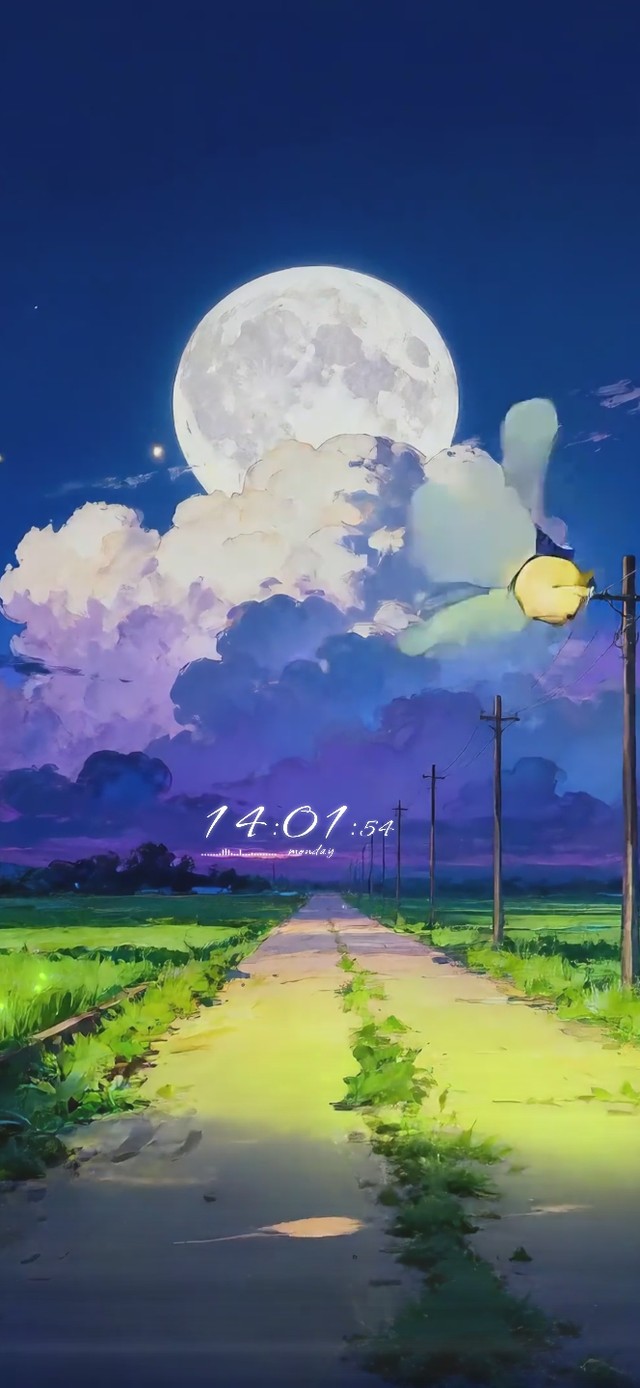乡间小路傍晚