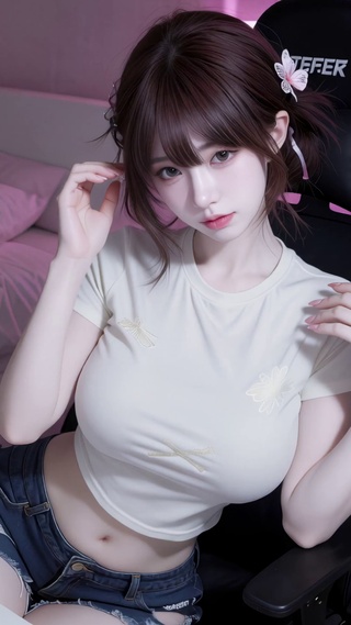 可爱电竞女孩