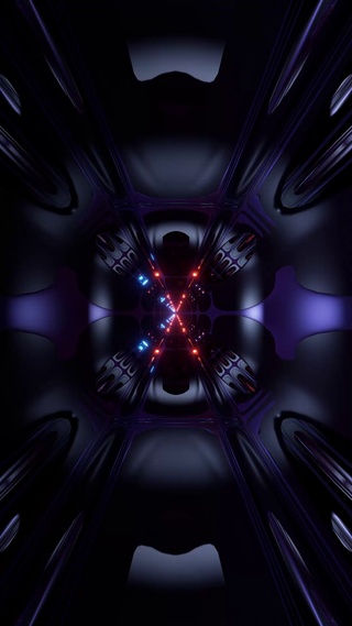 无限隧道系列-机械-紫色