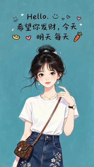 希望你发财