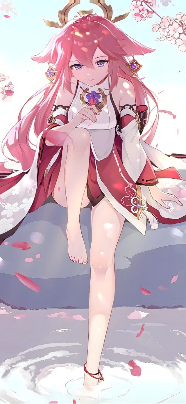 4K绝美 樱花树下美少女