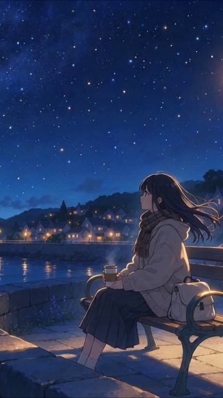 海岸夜