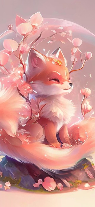 水晶球里的小狐狸
