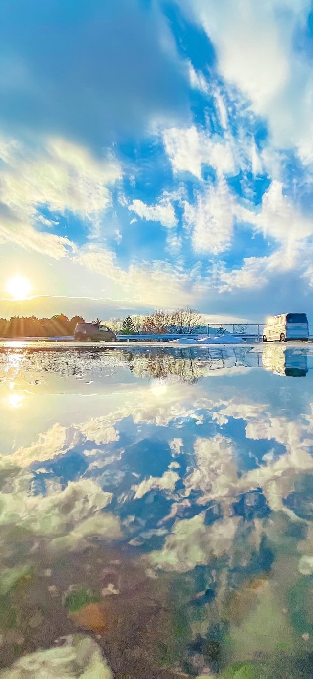 4K 清晨治愈初升的暖阳