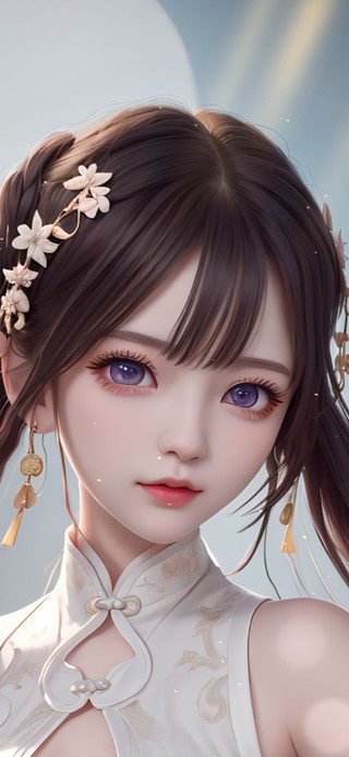 4K清纯国风女子