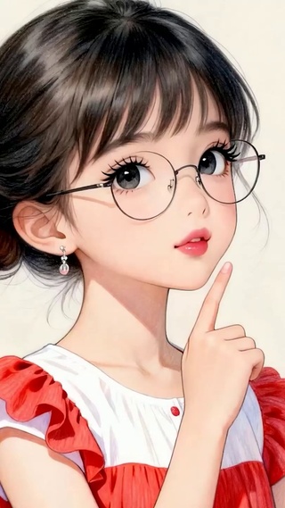 可爱女孩