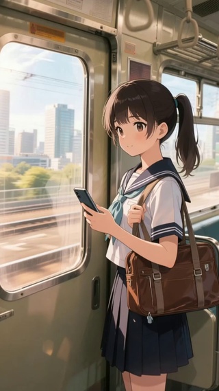 新干线上的少女