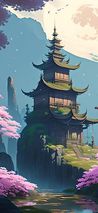 花仙谷 上月亭