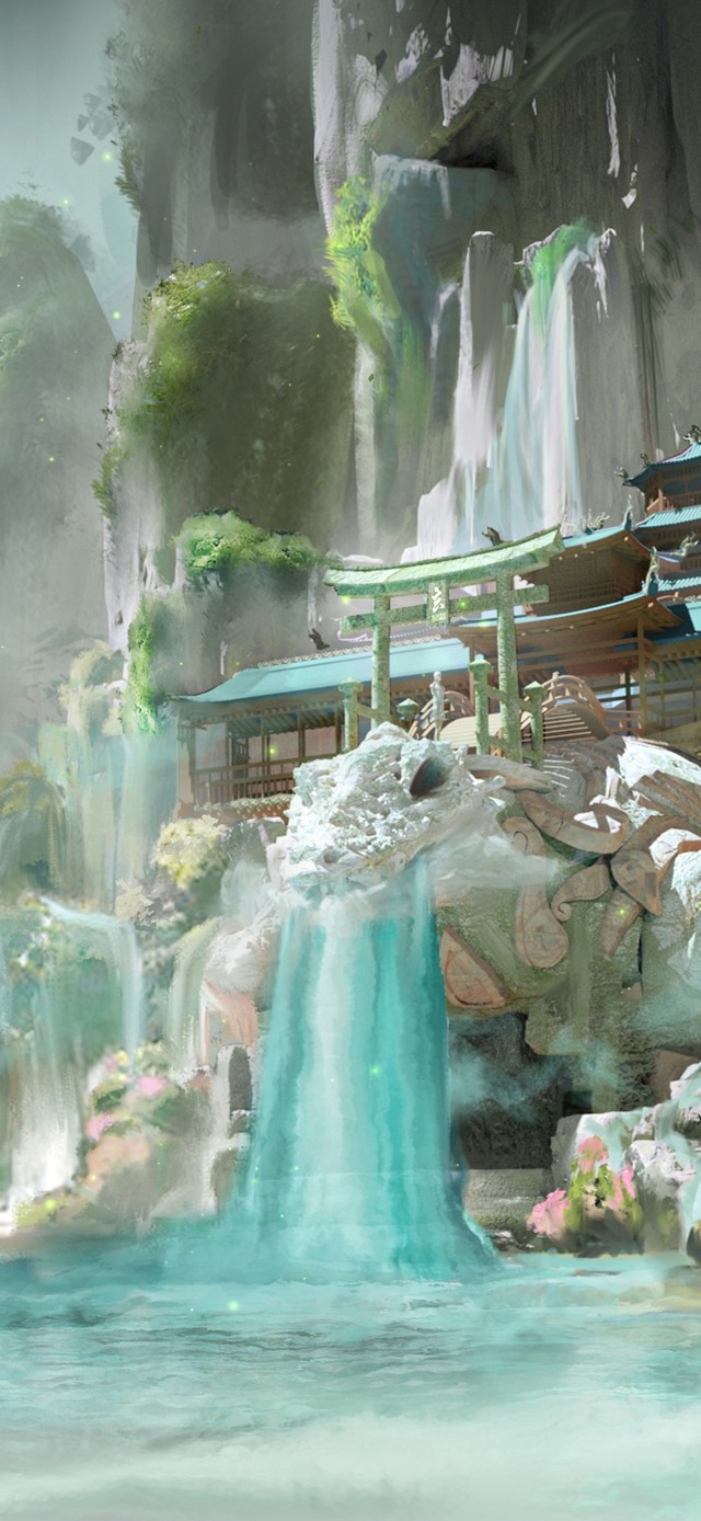 4K唯美古风仙人秘境