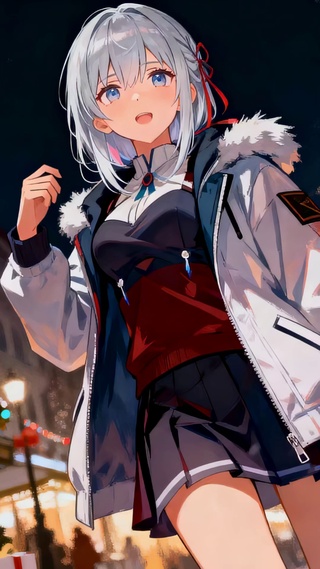 圣诞夜漫步