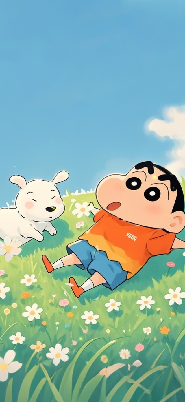 夏日山坡小新