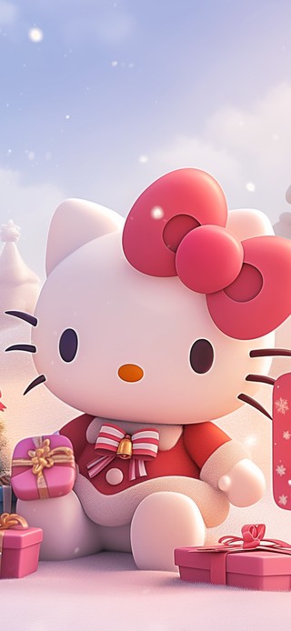 圣诞节kitty猫